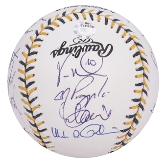 2006 American League All Star Team Signed OML Selig All Star Baseball with 20 Signatures Including Roy Halladay, Ichiro, and Vlad Guerrero (MLB Authenticated & JSA)